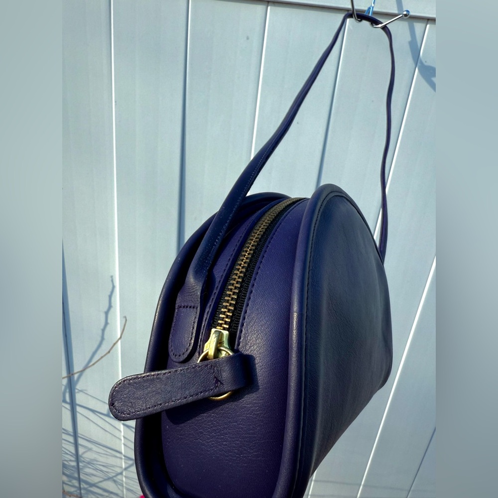 SOLD. Vintage Coach Kimball Zip Purple